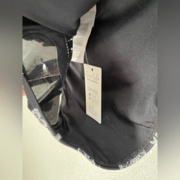 New Cupshe Embroidered Padded Cup Bikini Set Boho Beachy Feminine High Cut - Picture 10 of 11